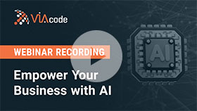 image with webinar recording, empower your business with ai